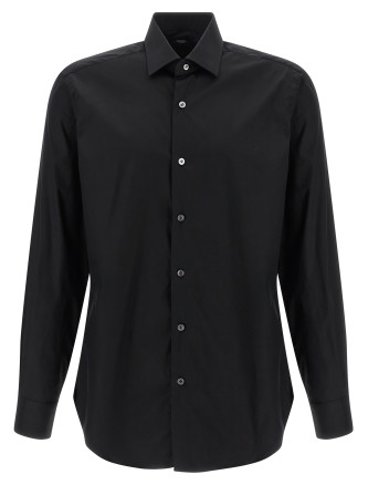 Stretch cotton shirt