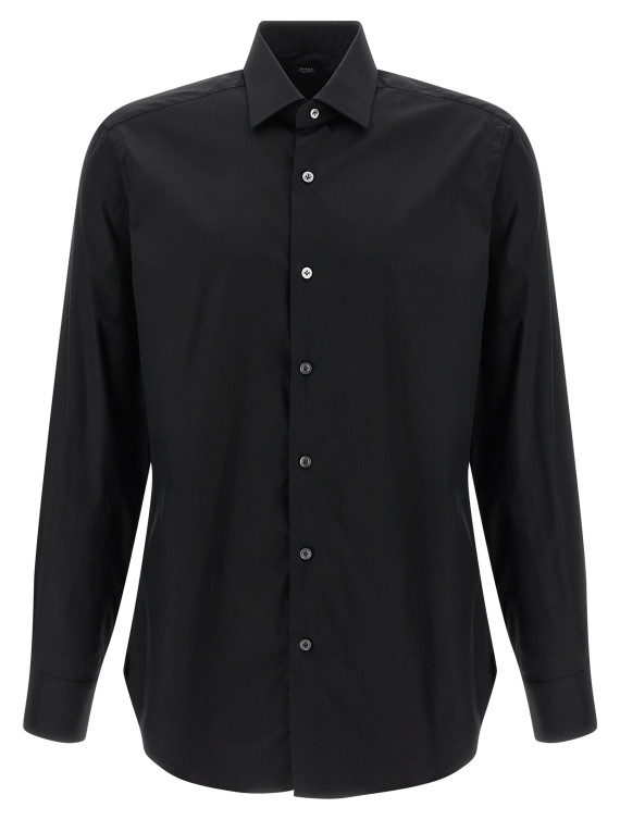 Stretch cotton shirt #1