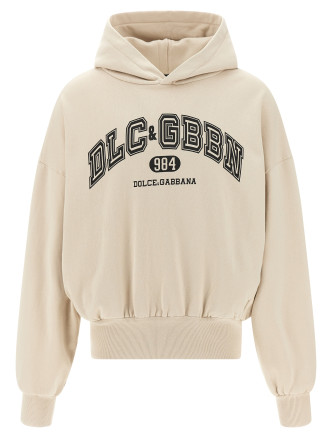 Logo print hoodie