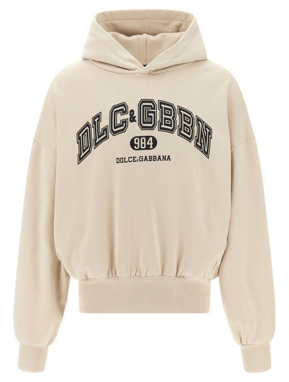 Logo print hoodie #1