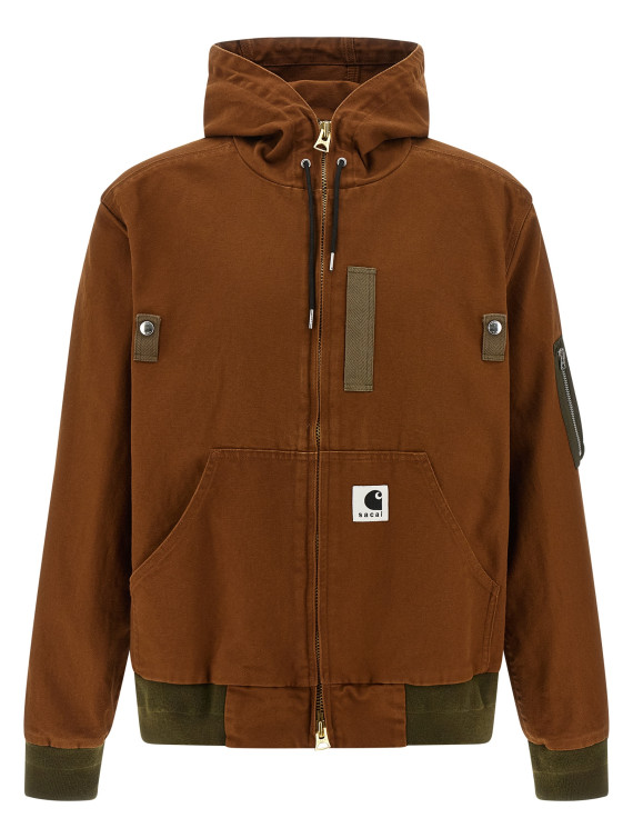 Sacai x Carhartt Wip capsule hooded bomber jacket #1