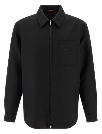 Wool overshirt
