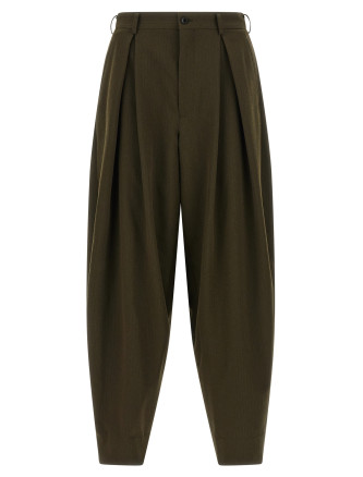 Herringbone wool pants