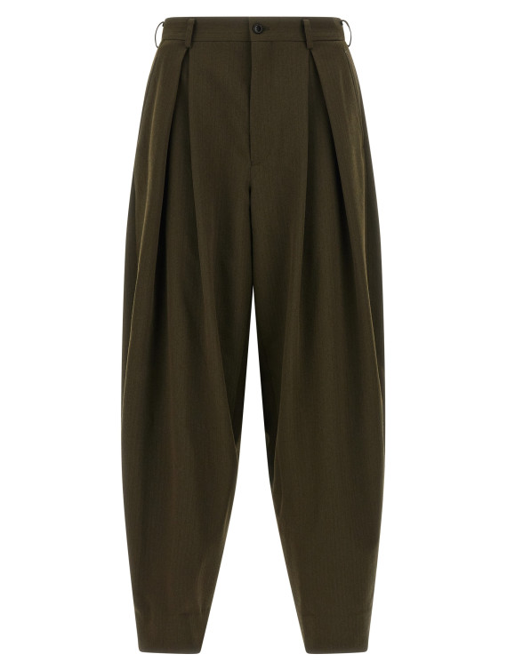 Herringbone wool pants #1