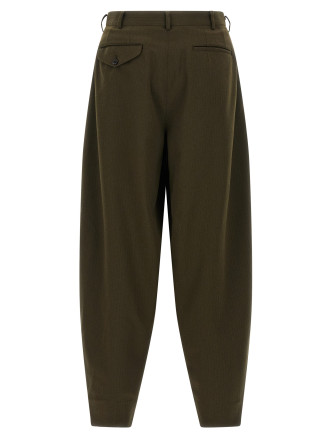 Herringbone wool pants #