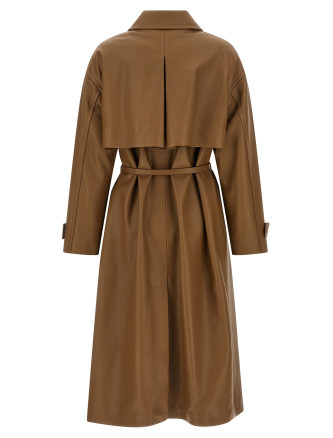 Nappa trench coat #