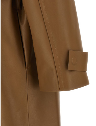 Nappa trench coat #