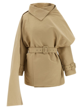 'Mini Scarfcoat' coat
