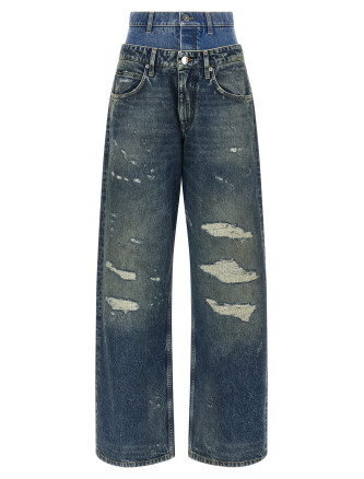Double layer jeans