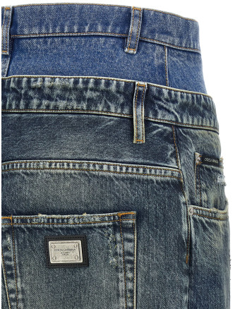 Double layer jeans #