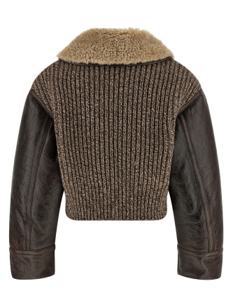 Wool insert sheepskin jacket #