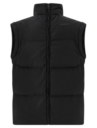 'Numeric signature MM6' embroidery down jacket #