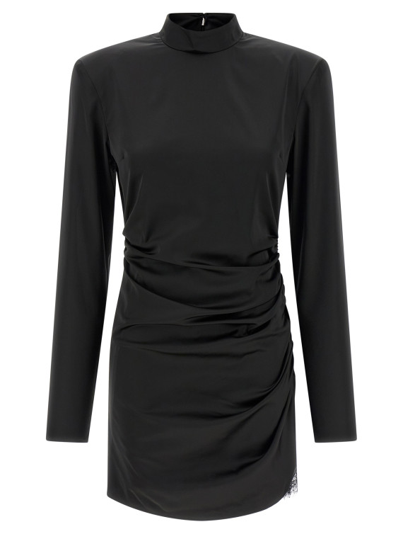 'Satin Rouched Mini' dress #1
