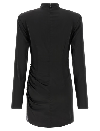 'Satin Rouched Mini' dress #