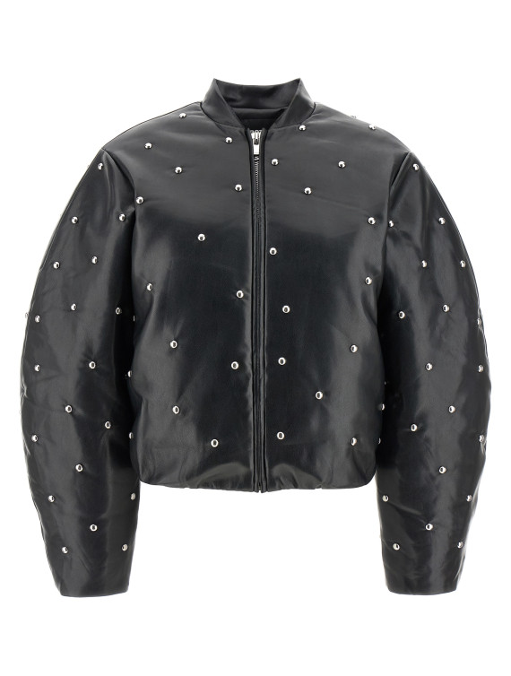 'Studded Padded' bomber jacket #1