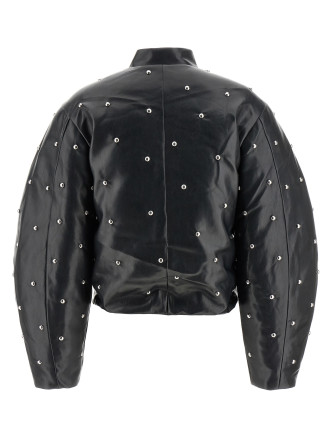 'Studded Padded' bomber jacket #