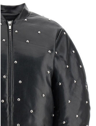 'Studded Padded' bomber jacket #