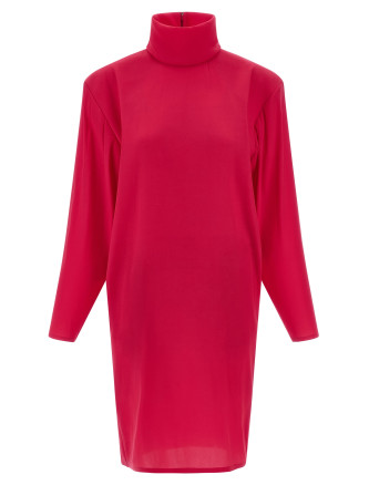 Structured shoulder dress