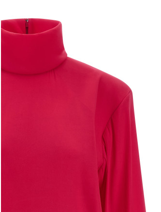 Structured shoulder dress #