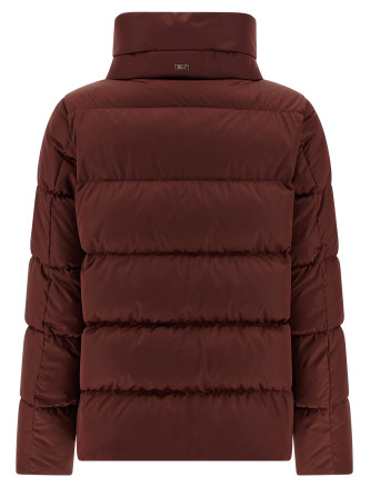 Shiny satin down jacket #