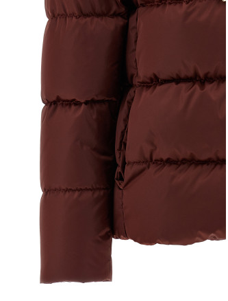 Shiny satin down jacket #