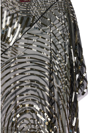 Semi-transparent long dress #