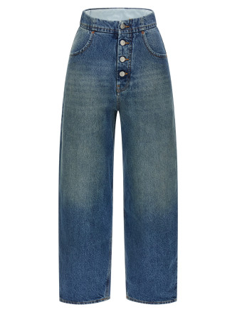 Straight leg jeans