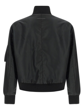 'White Stitch Line' bomber jacket #