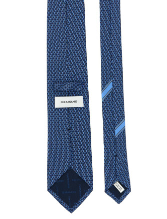 'Gancini' print tie #