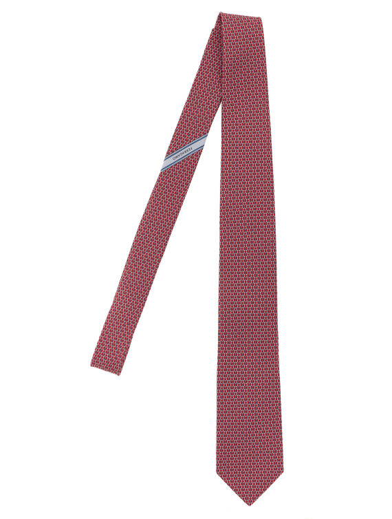 'Gancini' print tie #1