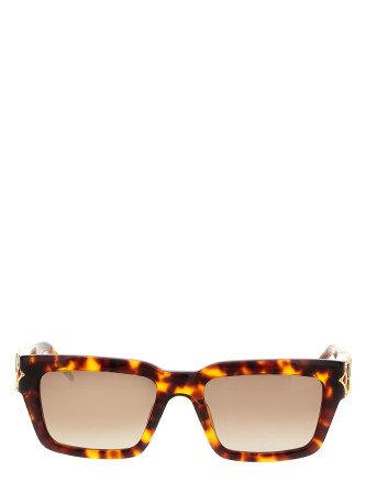 'The tortoiseshell square metope' sunglasses