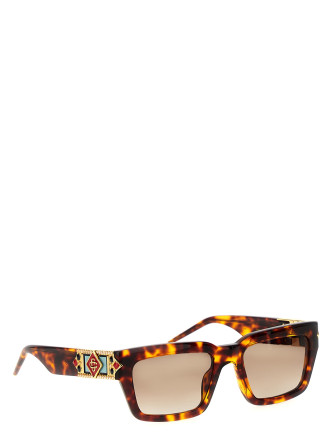 'The tortoiseshell square metope' sunglasses #