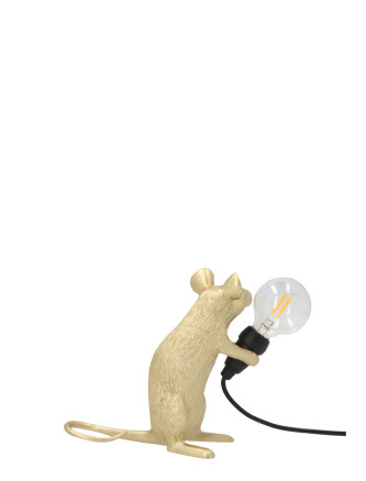 'Mouse lamp mac gold’ lamp #
