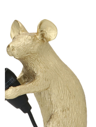 'Mouse lamp mac gold’ lamp #