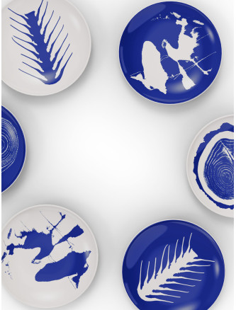 'Le Monde de Charlotte Perriand Neige' 2 dessert plate set ⌀ 20,5 cm #