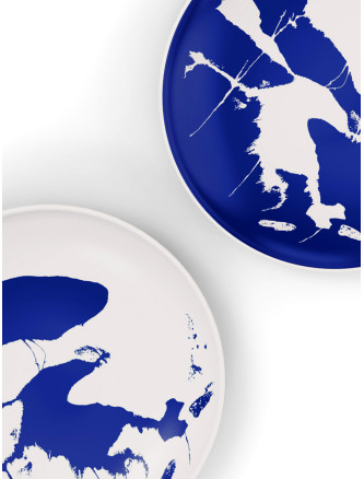 'Le Monde de Charlotte Perriand Neige' 2 dessert plate set ⌀ 20,5 cm #