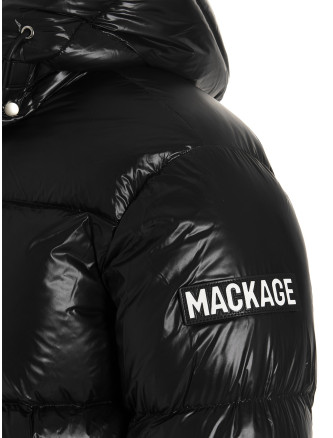 Logo patch down jacket #