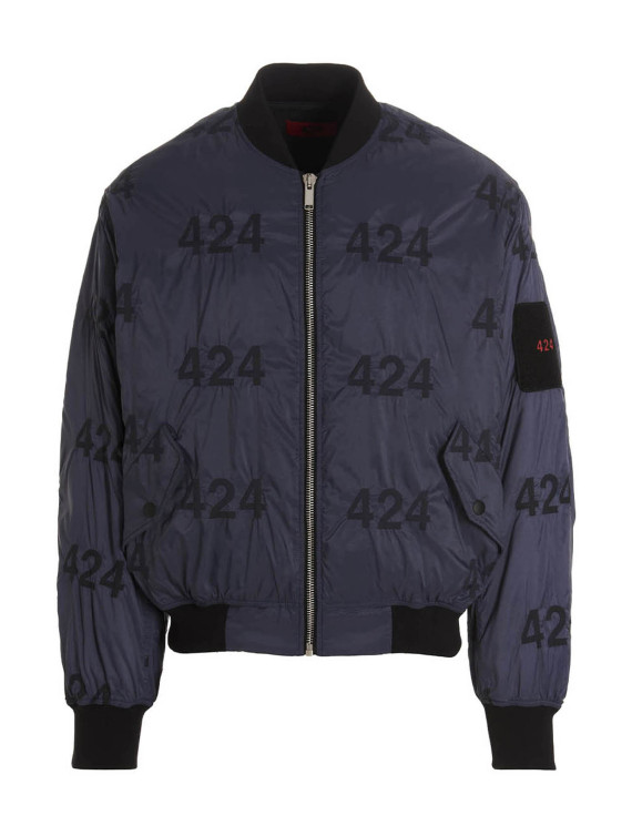 Reversible logo bomber jacket. #1