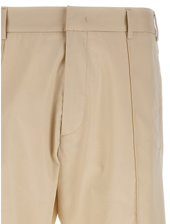 Pants with front pleats #