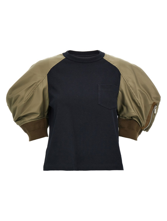 Nylon insert t-shirt #1