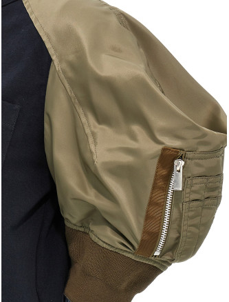 Nylon insert t-shirt #