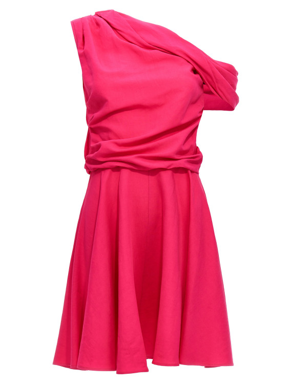 Draping neckline dress #1