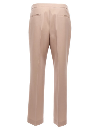 Pleat wool pants #