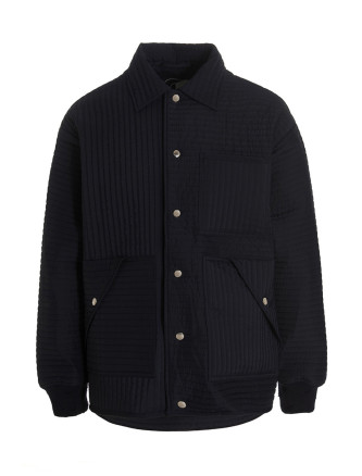 'Chore Quilted Stripes' down jacket