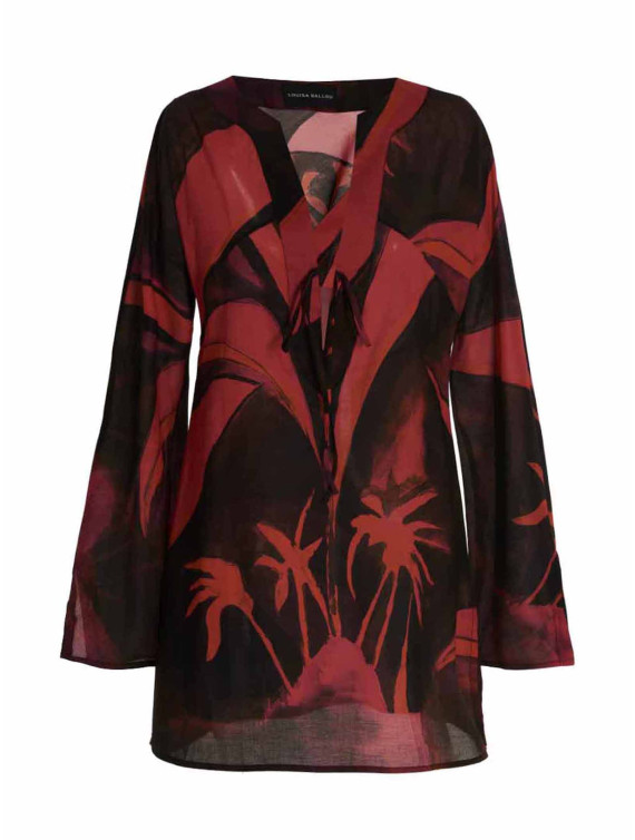 Printed short kaftano #1