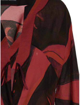 Printed short kaftano #