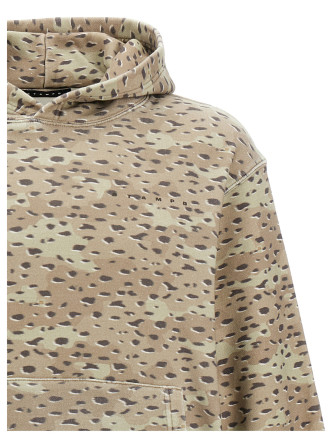 Felpa con cappuccio 'Camo leopard' #