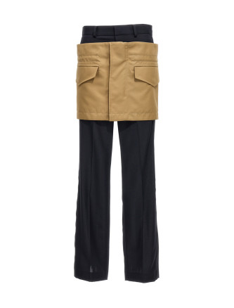 Miniskirt insert pants