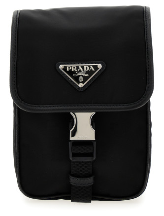 Re-Nylon logo crossbody bag