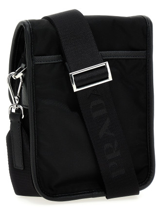 Re-Nylon logo crossbody bag #